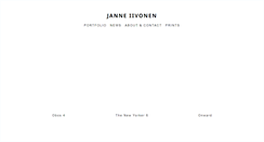 Desktop Screenshot of janneiivonen.net